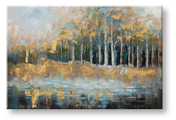 Malovaný obraz na stěnu STROMY 1 díl 90x60 cm - 90×60 cm / Klasický 2 cm