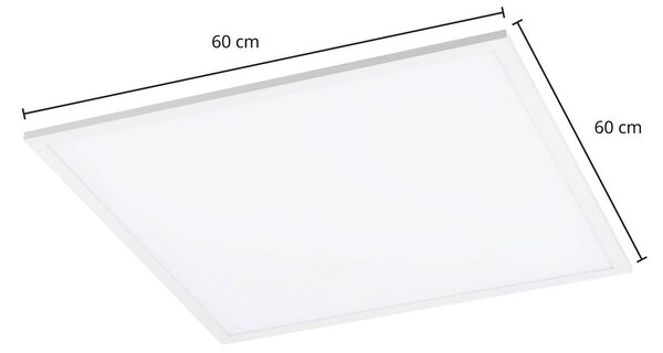 Lindby Luay LED panel, 3 000-6 000 K, 60 x 60 cm
