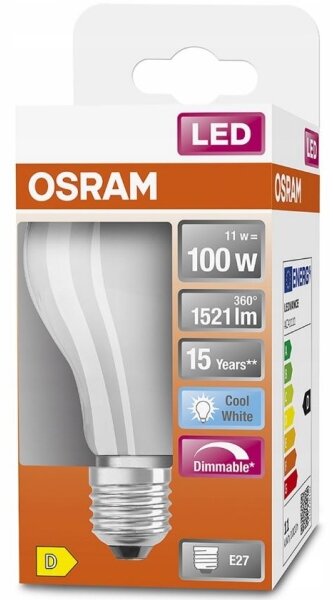 LED Stmívatelná žárovka RETROFIT A60 E27/11W/230V 4000K - Osram