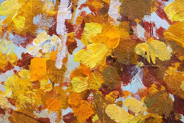 Malovaný obraz na stěnu STROMY 1 díl - 90x60 cm - 90×60 cm / Klasický 2 cm