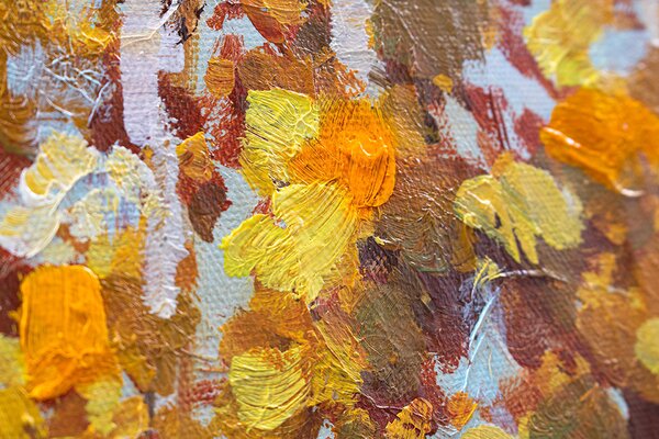 Malovaný obraz na stěnu STROMY 1 díl - 90x60 cm - 90×60 cm / Klasický 2 cm