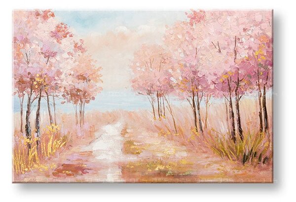 Malovaný obraz na stěnu STROMY 1 díl - 60x90 cm - 60×90 cm / Klasický 2 cm