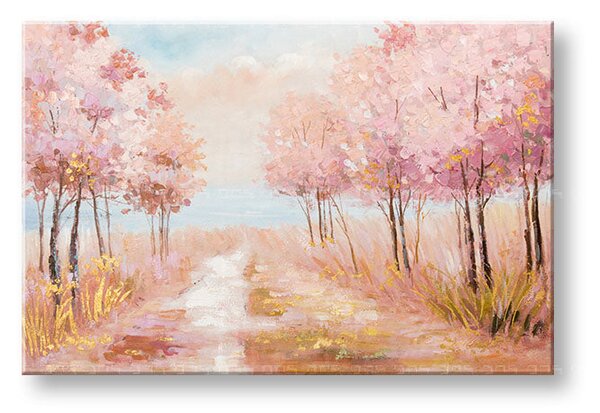 Malovaný obraz na stěnu STROMY 1 díl - 60x90 cm - 60×90 cm / Klasický 2 cm