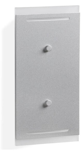 Telefunken 307704TF - LED Venkovní nástěnné svítidlo 2xLED/3W/230V IP44 stříbrná
