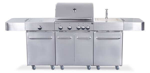 G21 Plynový gril G21 Arizona, BBQ kuchyně Premium Line 6 hořáků + zdarma redukční ventil G21-6390330
