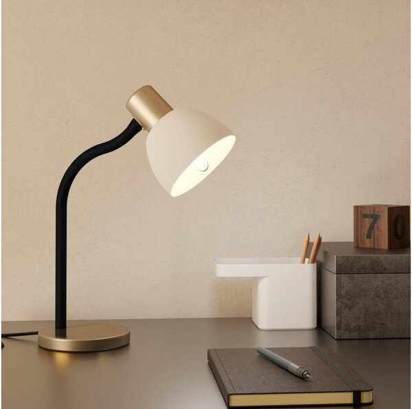 Eglo 901061 - Stolní lampa MACERE 1xE14/25W/230V černá/matný chrom