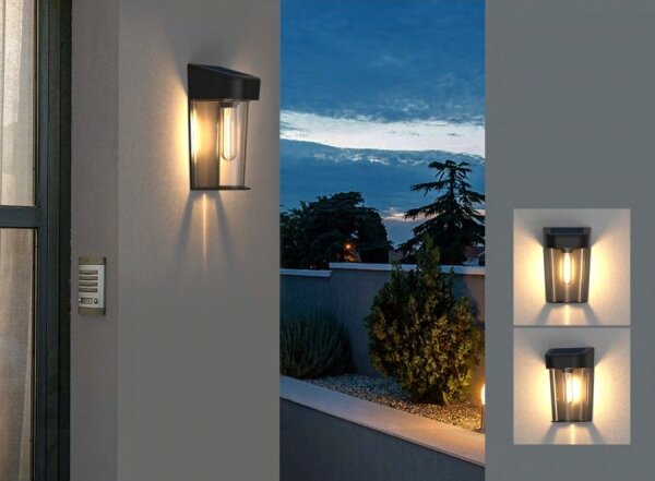 Immax 08498L - LED Solární nástěnné svítidlo se senzorem LED/2V IP44