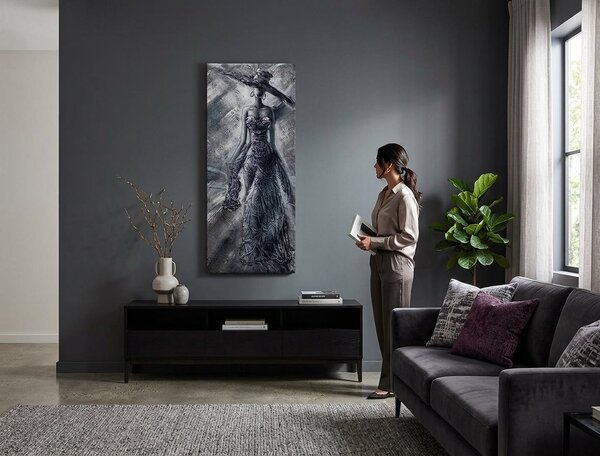Malovaný obraz na stěnu ŽENA 50x120 cm - 50×120 cm / Klasický 2 cm