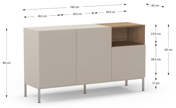 Marckeric Komoda Cailin 140 x 40 cm