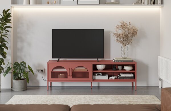 Marckeric Kovový TV stolek Diora 160 x 35 cm