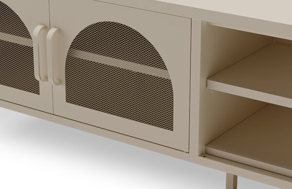 Marckeric Kovový TV stolek Diora 160 x 35 cm