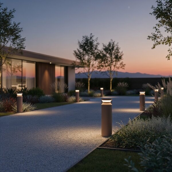 Ideal Lux - LED Venkovní lampa BOEING LED/14W/230V 40 cm IP65 hnědá