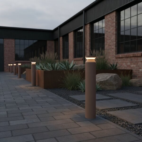 Ideal Lux - LED Venkovní lampa BOEING LED/14W/230V pr. 70 cm IP65 hnědá