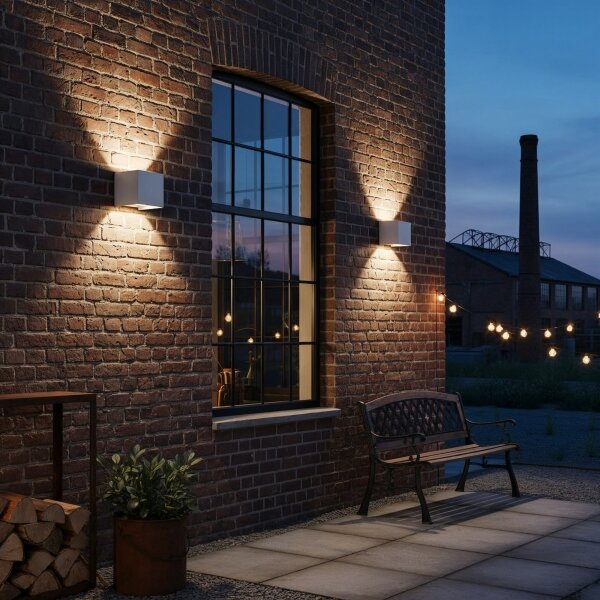 Ideal Lux - LED Venkovní nástěnné svítidlo ATOM LED/12W/230V IP54 bílá