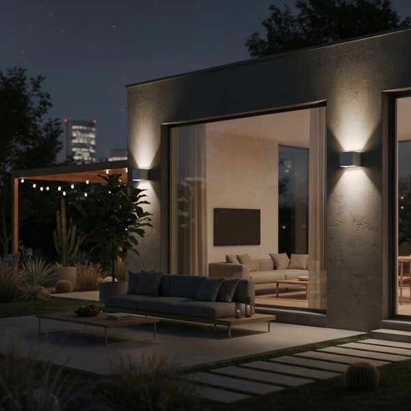 Ideal Lux - LED Venkovní nástěnné svítidlo ATOM LED/12W/230V IP54 bílá