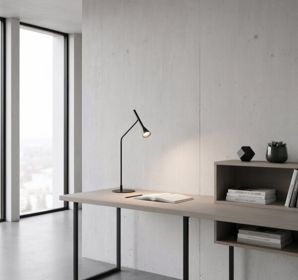 Ideal Lux - LED Stmívatelná stolní lampa DIESIS LED/6,5W/230V CRI 90 černá