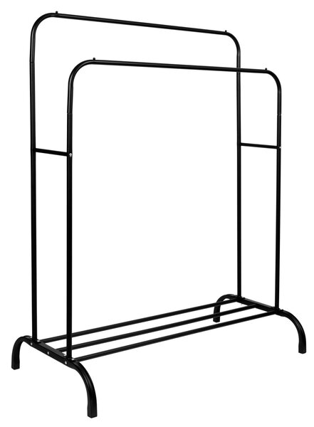 TZB Dvojitý věšák BENI 110 cm černý