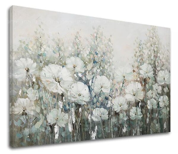 Obraz na plátně KVĚTY 90X60 cm
