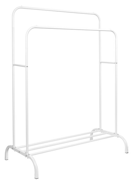TZB Dvojitý věšák BENI 110 cm bílý