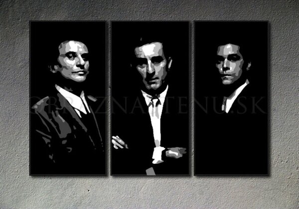 Ručně malovaný POP ART obraz GOODFELLAS 90x60 cm