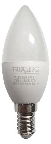 LED Žárovka C35 E14/6W/230V 4200K