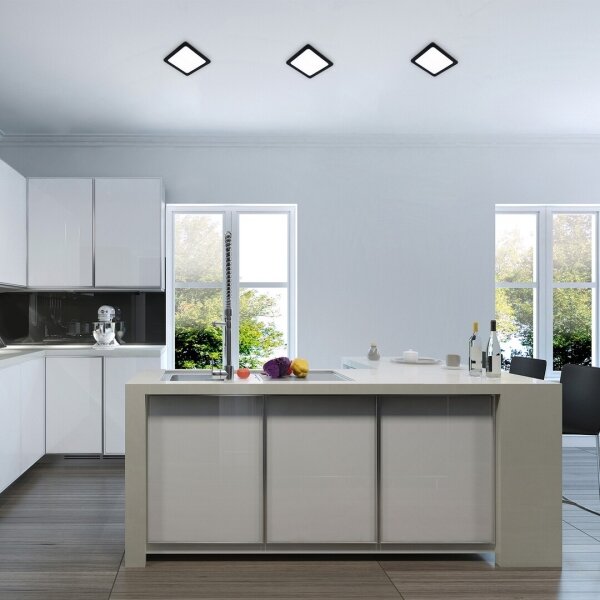 Rabalux 71228 - LED Podhledové svítidlo SHAUN LED/3W/230V 9x9 cm černá