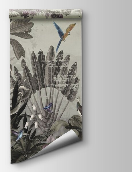 Fototapeta Tapety s ptáky a rostlinami, Designové fototapety na zeď, Populární fototapety, u73889 - Tapeko.co.cz