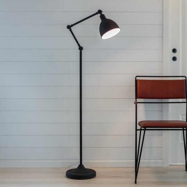 ByRydens 4100610-4007 - Stojací lampa BAZAR 1xE27/5W/230V černá