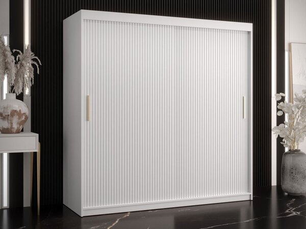 Šatní skříň Towiro Slim 1 180, Barva: černá 5903211199301