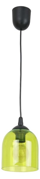 Lustr na lanku CHRIS 1xE27/60W/230V pr. 11 cm zelená