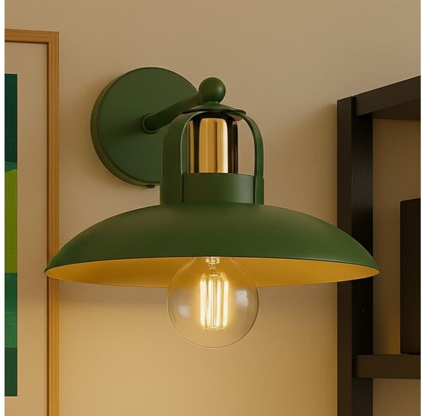 Brilagi - LED Nástěnné svítidlo FLAMENGO 1xE27/60W/230V zelená