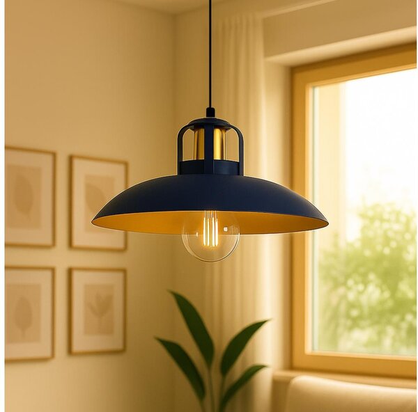 Brilagi - LED Lustr na lanku FLAMENGO 1xE27/60W/230V modrá