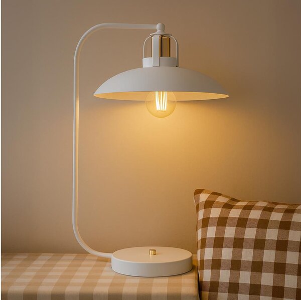 Brilagi - LED Stolní lampa FLAMENGO 1xE27/60W/230V bílá