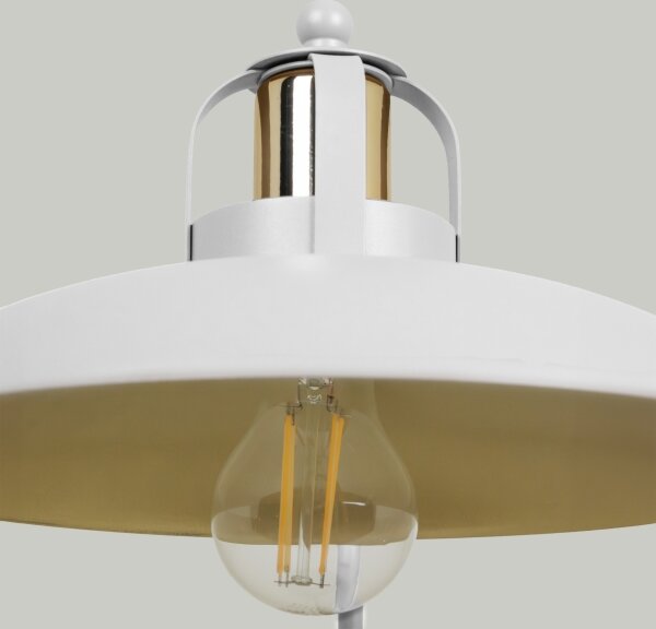 Brilagi - LED Stolní lampa FLAMENGO 1xE27/60W/230V bílá