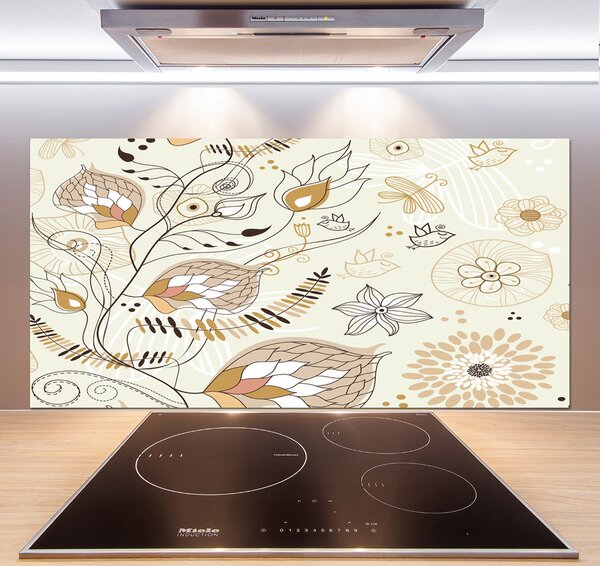 Skleněný panel do kuchynské linky Ornamenty pksh-23831955