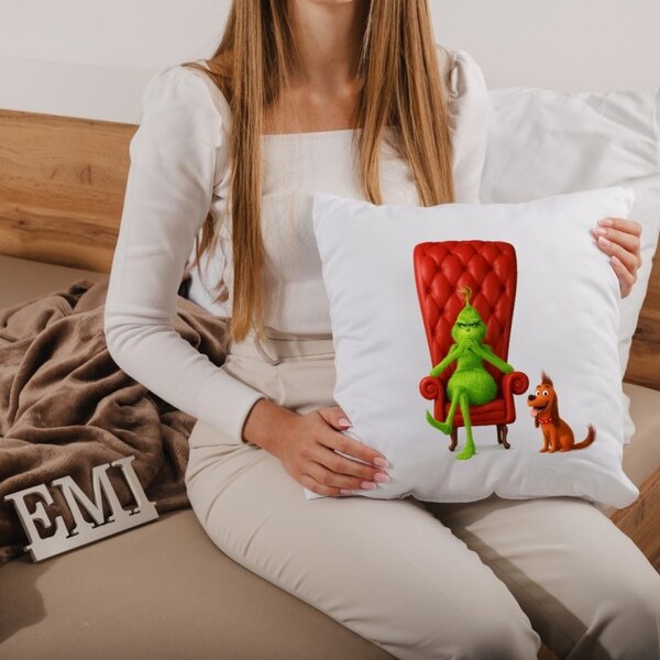 Vánoční polštář Grinch 40x40 cm EMI