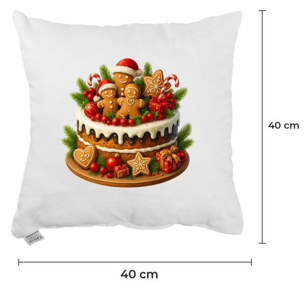 Vánoční polštář Cake 40x40 cm EMI