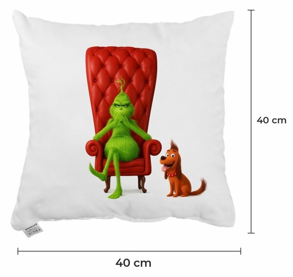 Vánoční polštář Grinch 40x40 cm EMI