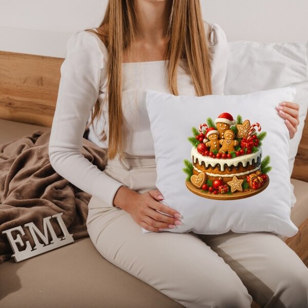 Vánoční polštář Cake 40x40 cm EMI