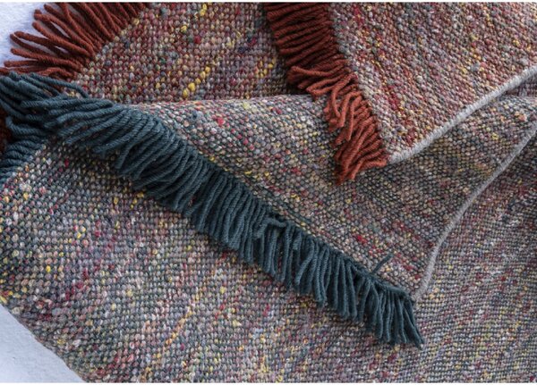 Nanimarquina Koberec Re-rug 1, vlna a recyklovaná vlna, dhurrie Rozměr: 170x240 cm