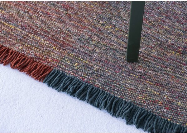 Nanimarquina Koberec Re-rug 1, vlna a recyklovaná vlna, dhurrie Rozměr: 170x240 cm