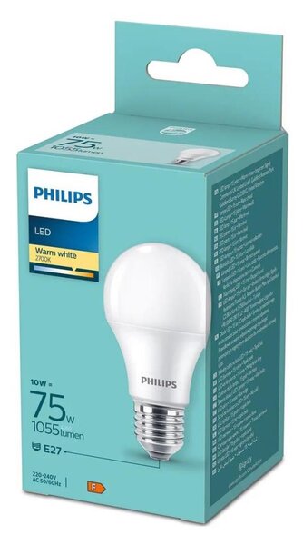 LED Žárovka Philips A60 E27/10W/230V 2700K