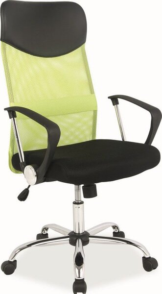 Casarredo - Komfort nábytek Kancelářská židle Q-025 zelená/černá