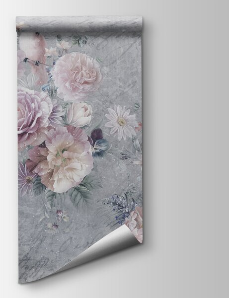 Fototapeta Malba květin a ptáků, Fototapety se zvířaty, Populární fototapety, u73975 - Tapeko.co.cz