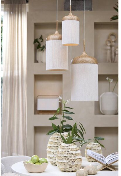Light & Living Závěsné světlo Dania s přírodním vzorem M