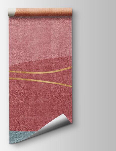 Fototapeta Abstraktní harmonie v jemných pastelových odstínech, Geometrické fototapety, Populární fototapety, u74065 - Tapeko.co.cz