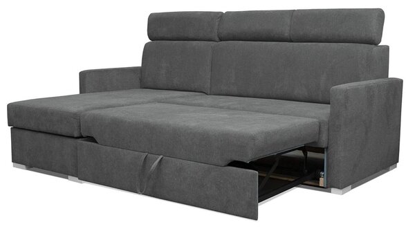 Malá sedací souprava HUGO MINI | 160x217 cm | rozkládací s úložným prostorem | VÝBĚR TKANIN