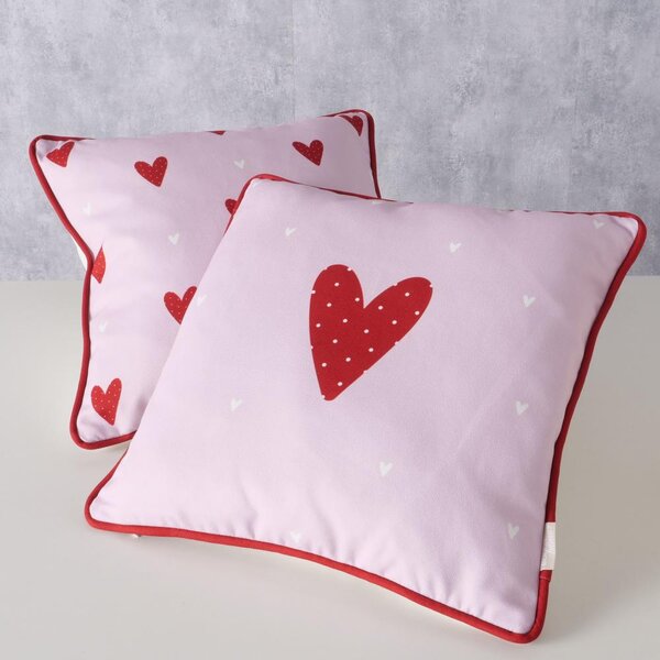 Boltze Home Collections Polštář Milena se srdíčky