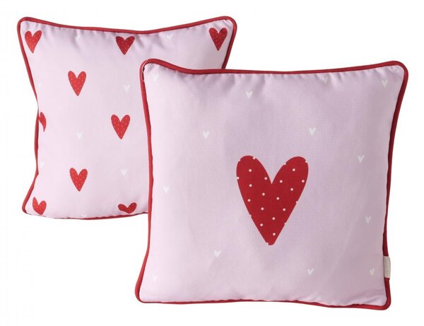 Boltze Home Collections Polštář Milena se srdíčky