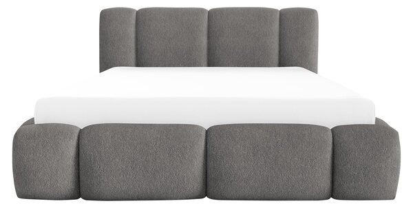 Čalouněná postel s úložným prostorem Kirasti Boucle, Rozměr postele: 120 x 200 cm, Barva:: Lambi 01 5903211521140